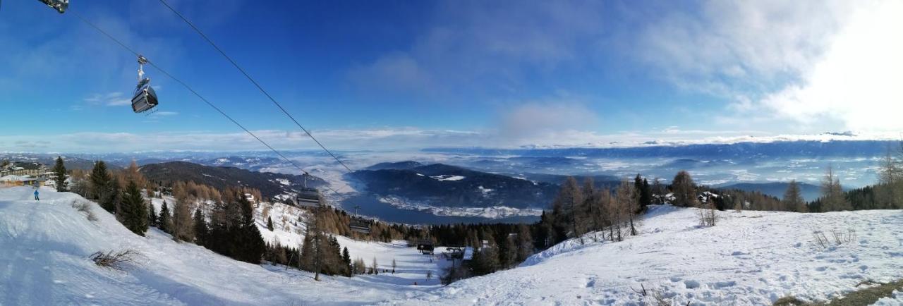 Gerlitzen Ferienappartement Paul Im Ski- Und Wandergebiet, Kanzelhoehe, Ossiacher See Deutschberg Exteriör bild